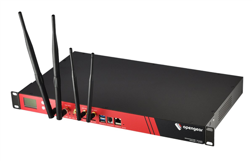 32-Port Serial Infrastructure Manager, Dual DC, V.92 modem, 4G LTE