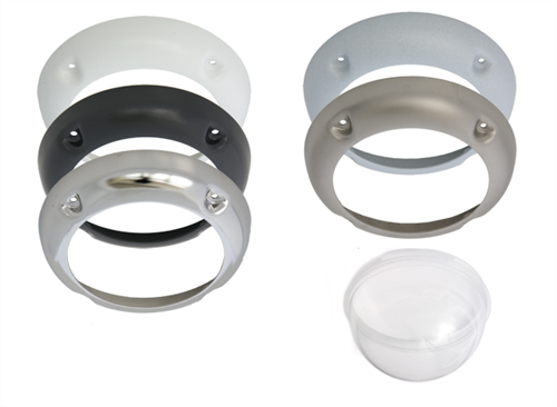 Vandalism Kit Dome Cameras, Black