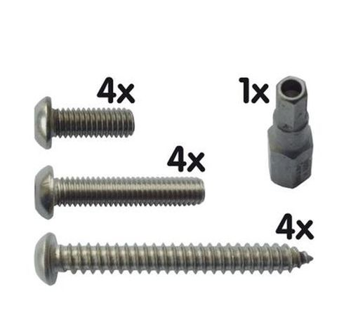 Security Screw Set With Allen Bit For M15/M25