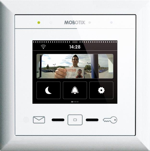 Touchscreen Display for Mobotix Door Station System, White
