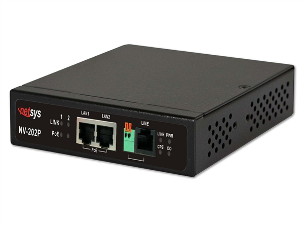 Ethernet over VDSL2 Extender, with PoE