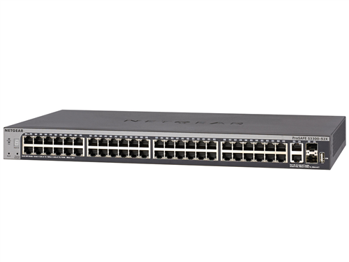 48-port Gigabit Stackable Smart Switch 4x10G ports (2x RJ45 & 2x SFP+)