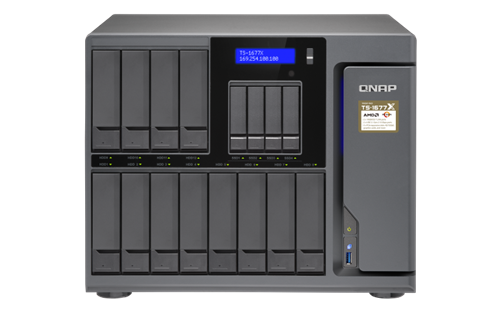 16-Bay Ryzen NAS with graphics processing