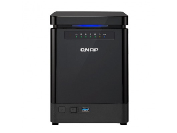 4 Bay SATA 6Gb/s NAS, Quad-core Intel Celeron 2.0GHz CPU, 8GB DDR3L RAM, 2 x Gigabit Ethernet, Intel HD Graphics, Tower