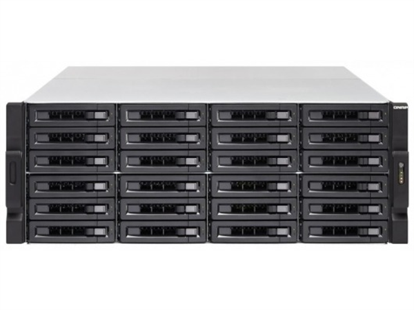 24 Bay SATA 6Gb/s NAS, Intel Xeon E3-1246 v3 Quad-core CPU, 4GB DDR3 ECC RAM (Max. 32GB), 2 x 10 GbE SFP+ and 4 x GbE ports, 4U Rack mount