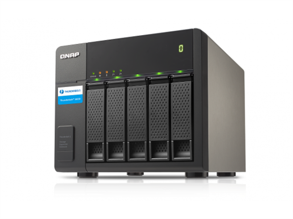 5-Bay Thunderbolt storage expansion enclosure for QNAP Thunderbolt NAS