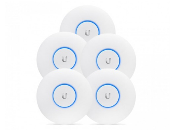 5 pack of UAP-AC-LITE, 802.11ac 100mW AP (PoE Adapters Optional)