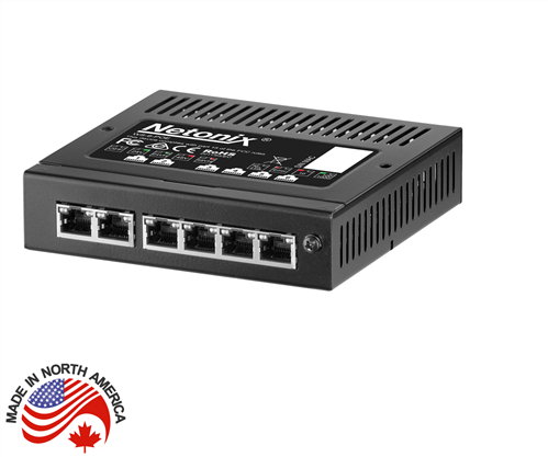 6-Port POE Manged Switch, Passive PoE