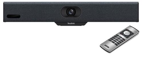 All-in-one Collaboration Bar for huddle spaces, includes remote