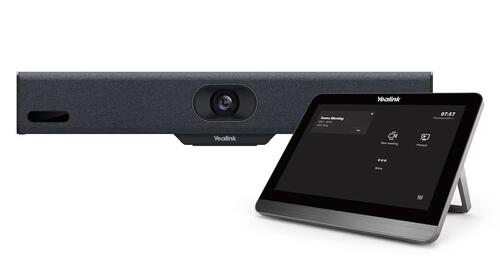 All-in-one Collaboration Bar for huddle spaces, includes touch console