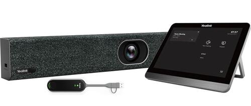 Collaboration Bar for Small Rooms, Touch Panel, Wireless Presenter