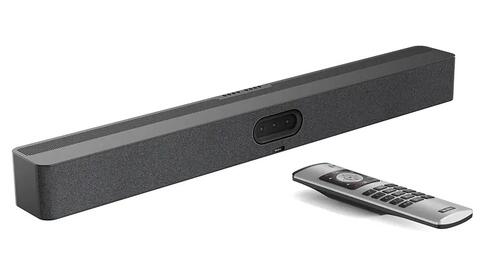 All-in-one Collaboration Bar for medium/large rooms, includes remote