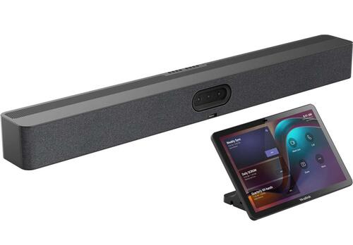 All-in-one Collaboration Bar for medium/large rooms, includes touch console