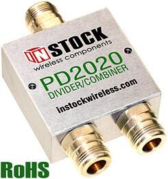 700-2700 MHz Splitter/Combiner N Female, with High Isolation