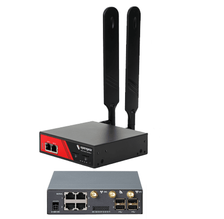 ACM7000 Resilience Gateway 4 serial Cisco Straight pinout, 2 GbE, LTE cellular, dual SIM, 2 DIO, 2 output ports, Global Power Supply