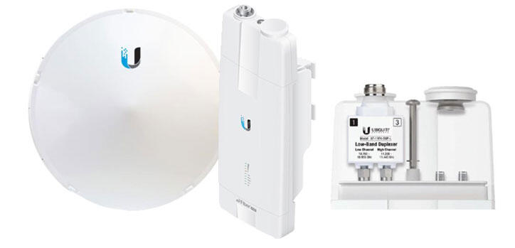 airFiber 11FX Wireless Backhaul Radio Kit (with High-Band Duplexer)