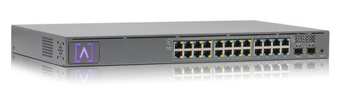 24-Port Managed Enterprise PoE Switch, 2x 10GigE SFP+, 16x PoE+ Ports, 240W PoE Power Budget