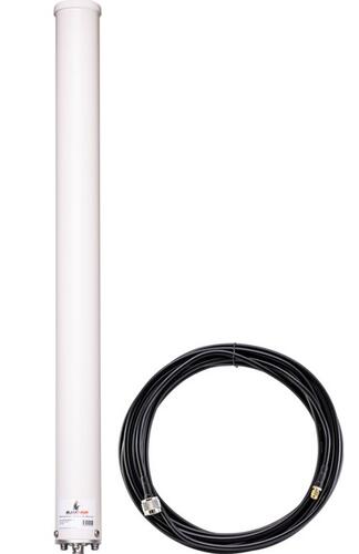 Omni High Gain 698-2700 6 dBi, with 10m LMR240 cable