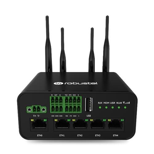 Industrial Dual SIM Global LTE Router, GPS, WiFi, 5xEthernet, VPN, PoE