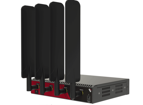 Console Manager, 4x RS232 X2 pinout ports, 2x 1GbE/SFP combo, 2x USB 3.0, TPM 2.0, Docker support, DC jacks, 5G