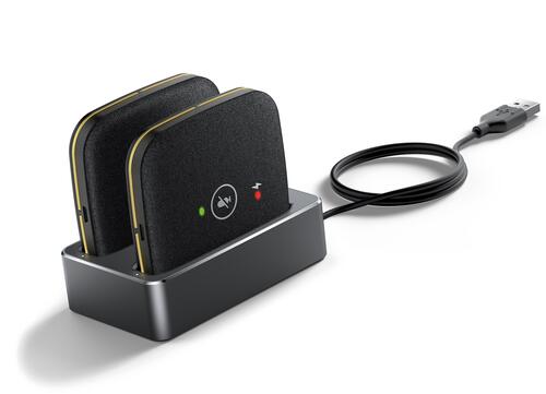 2x CPW65 wireless microphones, 1x WDD60 DECT Dongle