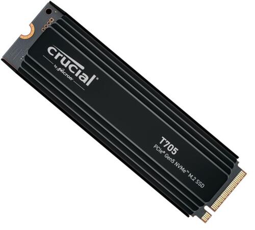 T705 4TB PCIe Gen5 NVMe M.2 SSD with heatsink