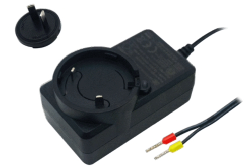 12V DC 1.5A Power Supply, Bare Wire