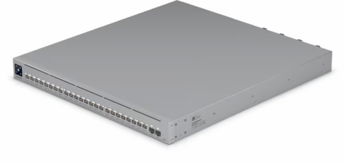 UniFi Switch Enterprise-Grade 24-port, Layer 3 Etherlighting PoE+++ Switch with 10 GbE RJ45 and 25G SFP28