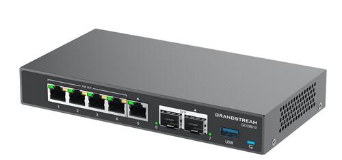 All-In-One Router with Enterprise Grade Firewall VPN and PBX, 2x 2.5GigE SFP, 5x GigE Ports, 12 users
