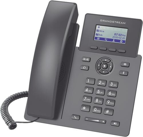 IP Phone, 2 Lines, 1 SIP Account, 2.21 in Screen, No PoE, PSU included
