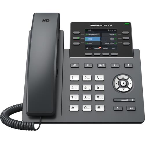 IP Phone, 6 Line, Colour Screen, PoE, GigE, Wi-Fi
