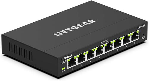 8-Port Gigabit PoE Smart Switch, Desktop or Wall Mount, Fanless for Silent Operation