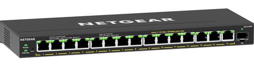 16-Port Gigabit Ethernet Smart Switch,15 x PoE+ ports, 180W Total PoE