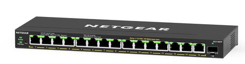 16-Port Gigabit Ethernet Smart Switch, 16 x PoE+ ports, 231W Total PoE