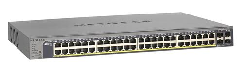 48-Port Gigabit PoE+ Managed Switch, 4 SFP Ports, Insight Managed