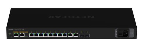 AV Line Managed PoE+ Switch, 8x1G PoE+, 2x1G, 2xSFP (M4250-10G2F-PoE+)