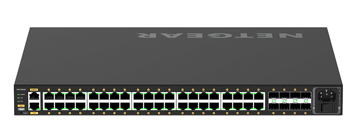 AV Line Managed PoE+ Switch, 40x1G POE+, 8xSFP (M4250-40G8F-PoE+)