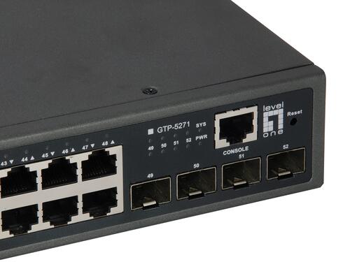 52-Port Gigabit PoE+ L3 Managed Switch, 400W PoE Power Budget (V2)