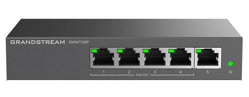 5-Port Gigabit Ethernet PoE+ Switch, Unmanaged, 4 ports PoE+