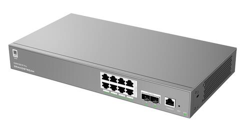 Pro Enterprise Layer 2+ Managed PoE Network Switch, 8 x GigE, 2 x 2.5 Gig SFP, 120 Watt PoE+