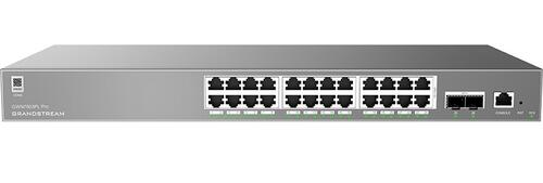 Pro Enterprise Layer 2+ Managed PoE Network Switch, 24 x GigE, 2 x SFP+, 250 Watt PoE+