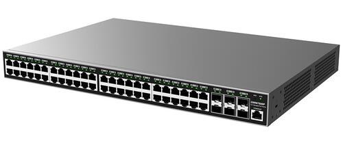 Pro Enterprise Layer 2+ Managed PoE Network Switch, 48 x GigE, 6 x SFP+, 400 Watt PoE+