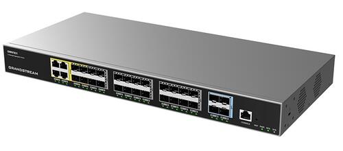 28-Port Managed Aggregation Switch, 20x SFP, 4x SFP/GigE, 4 x SFP+