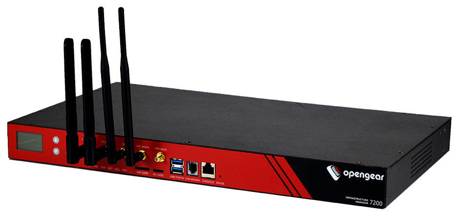 8-Port Serial Infrastructure Manager, Dual AC Power, V.92 modem, 4G