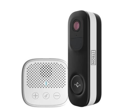 iTronBELL DIY Doorbell & Camera with Indoor Chime, Battery Powered