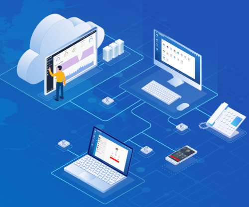 P-Series Software PBX, with Ultimate Plan and 100 Extensions, Annual