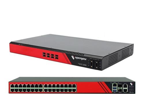 OM2232, 32 selectable serial ports, x86 4-core CPU, 8G RAM, 64G SSD, 1GbE with SFP,  Docker Support, TPM 2.0, Dual DC