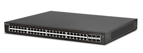 54-Port Managed 10GbE POE+ Switch (6x 10GbE SFP+, 48x GbE ports) , 400W PoE Budget