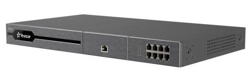 VoIP PBX for up to 500 users, 120 concurrent calls, advanced features