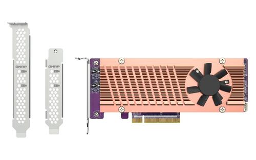 Dual M.2 PCIe SSD expansion card for NAS, PC or Server